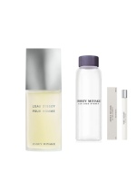 L'EAU D'ISSEY POUR HOMME EDT 125ML + BOTELLA + TRAVEL SIZE DE REGALO