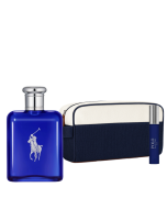 POLO BLUE EDP 125ML RECARGABLE + POUCH + TRAVEL SIZE  DE REGALO