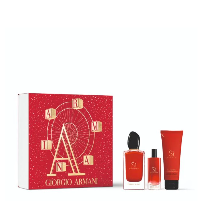 SI PASSIONE EDP 100ML BODY LOTION 75ML MINI TALLA 15ML SET