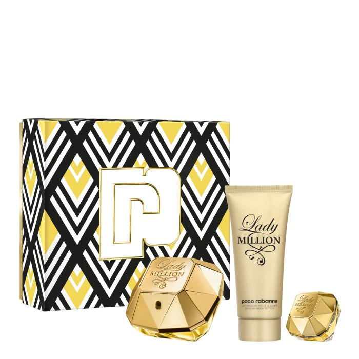 Parfumerie LADY MILLION EDP 80ML BODY LOTION 100ML MINI