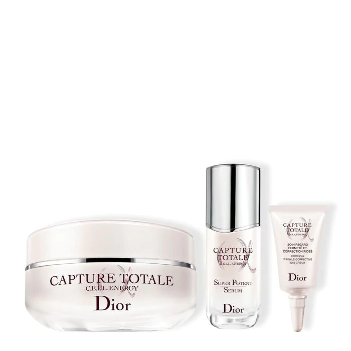 CAPTURE TOTALE CREAM 50ML SERUM 10ML EYE CREAM 5ML NECESER SET